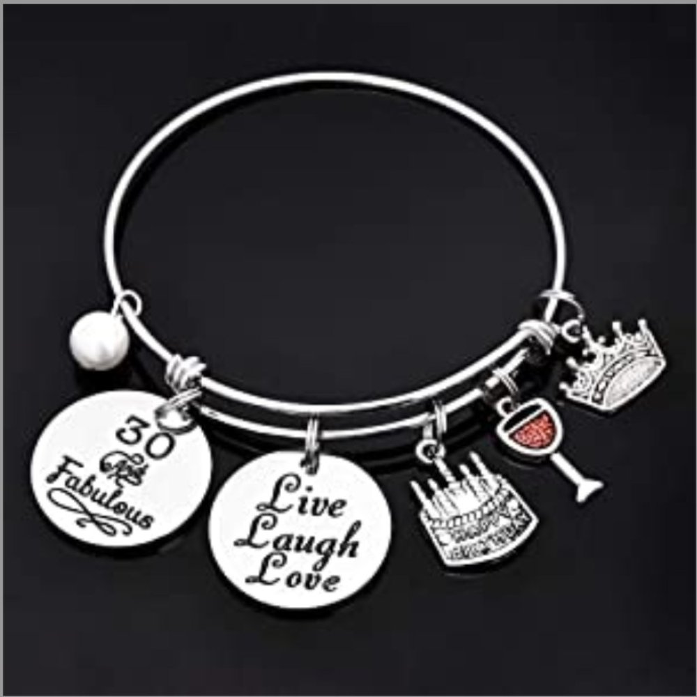 Brand New 30th bday Bracelet